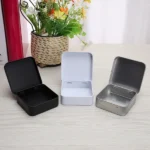 Custom Square Hinged Tin Boxes - Image 3