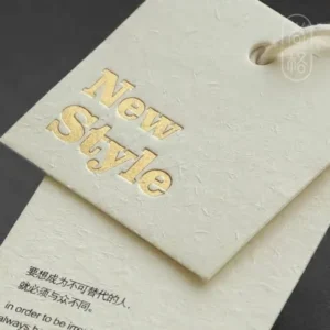 Custom Foil Stamped Hang Tags